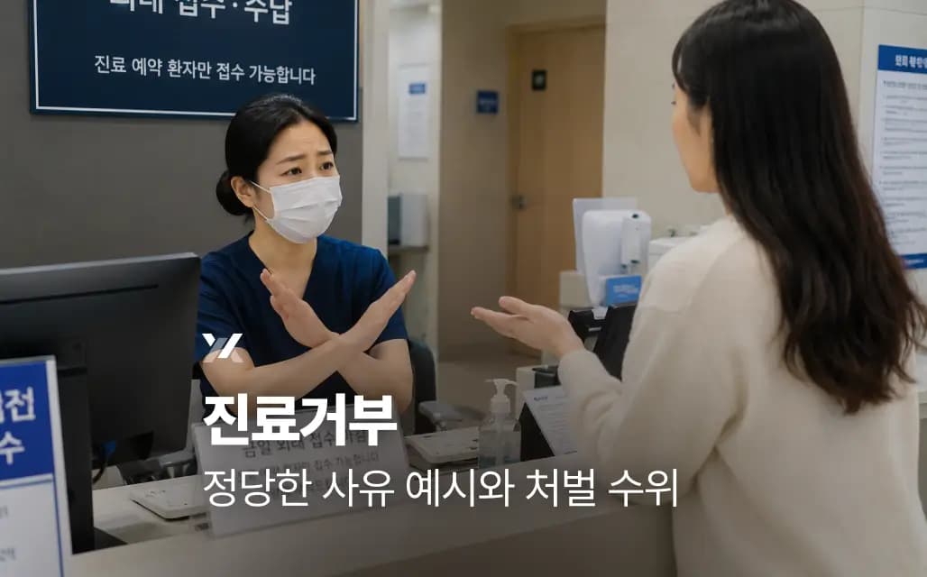 진료거부의 정당한 사유 예시와 처벌 수위